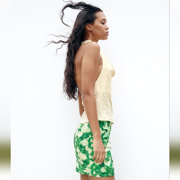 Emborided Halter Top Zara S Cream - Picture 9 of 10